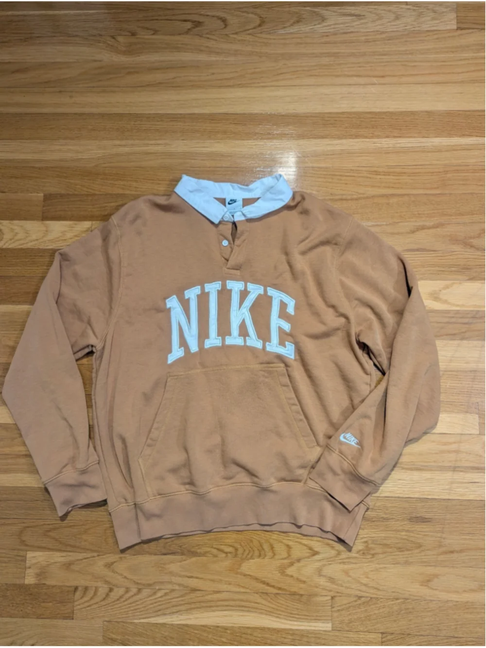Nike Collared Spell Out Collared Sweatshirt Large - Picture 9 of 9